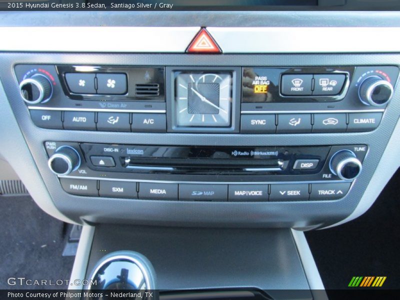 Santiago Silver / Gray 2015 Hyundai Genesis 3.8 Sedan