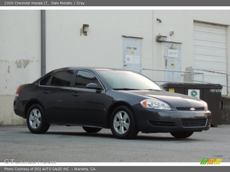 Slate Metallic / Gray 2009 Chevrolet Impala LT