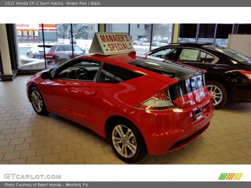 Milano Red / Black 2013 Honda CR-Z Sport Hybrid