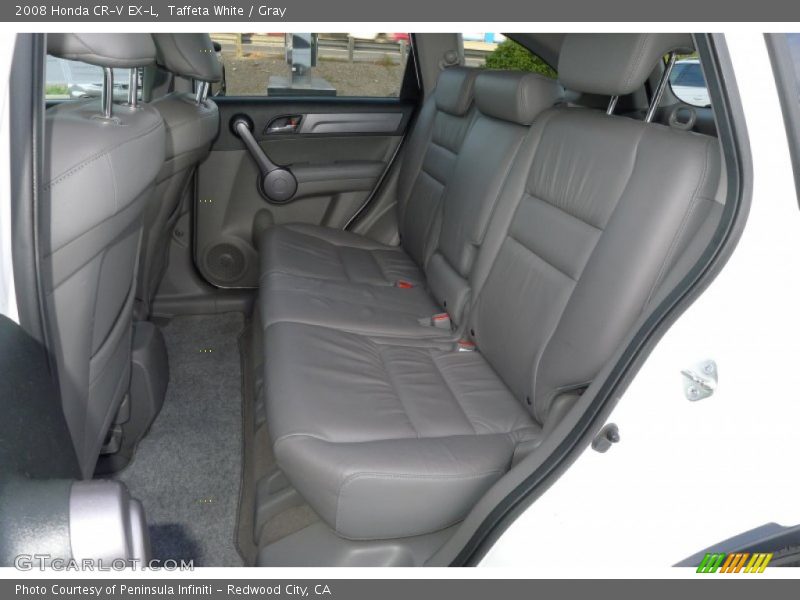 Taffeta White / Gray 2008 Honda CR-V EX-L