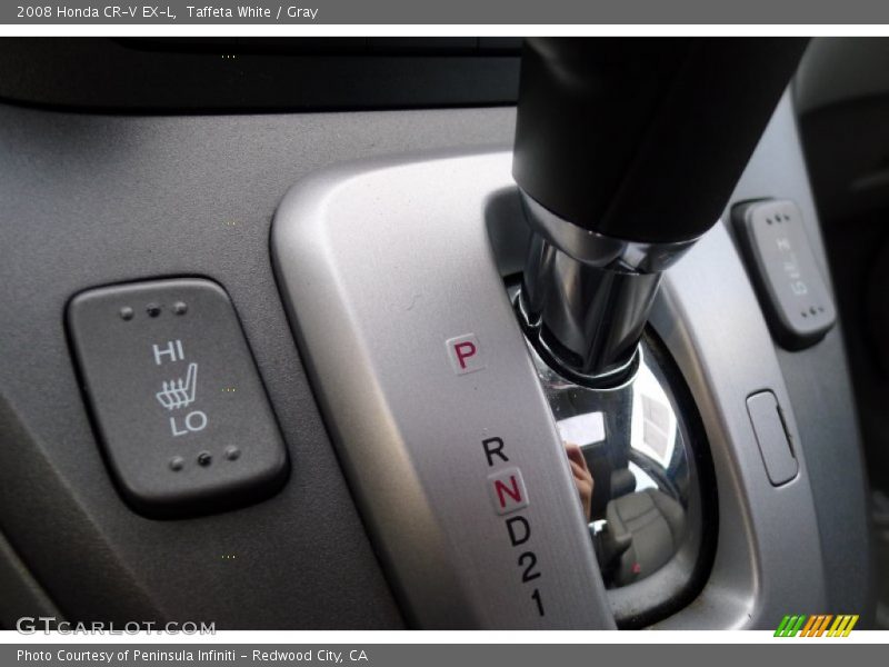 Taffeta White / Gray 2008 Honda CR-V EX-L
