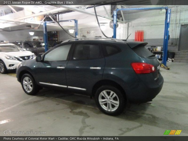 Graphite Blue / Black 2013 Nissan Rogue SV AWD