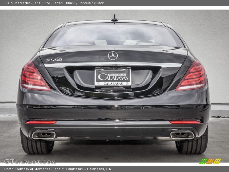 Black / Porcelain/Black 2015 Mercedes-Benz S 550 Sedan