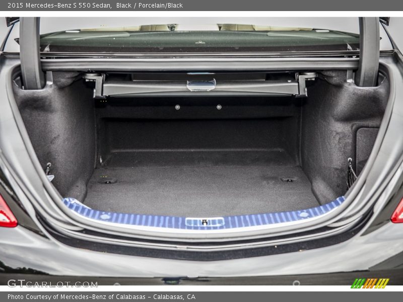 Black / Porcelain/Black 2015 Mercedes-Benz S 550 Sedan