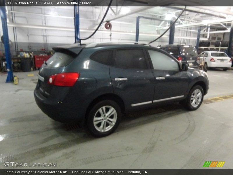Graphite Blue / Black 2013 Nissan Rogue SV AWD