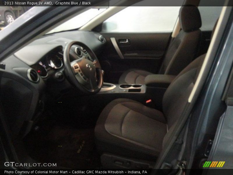 Graphite Blue / Black 2013 Nissan Rogue SV AWD