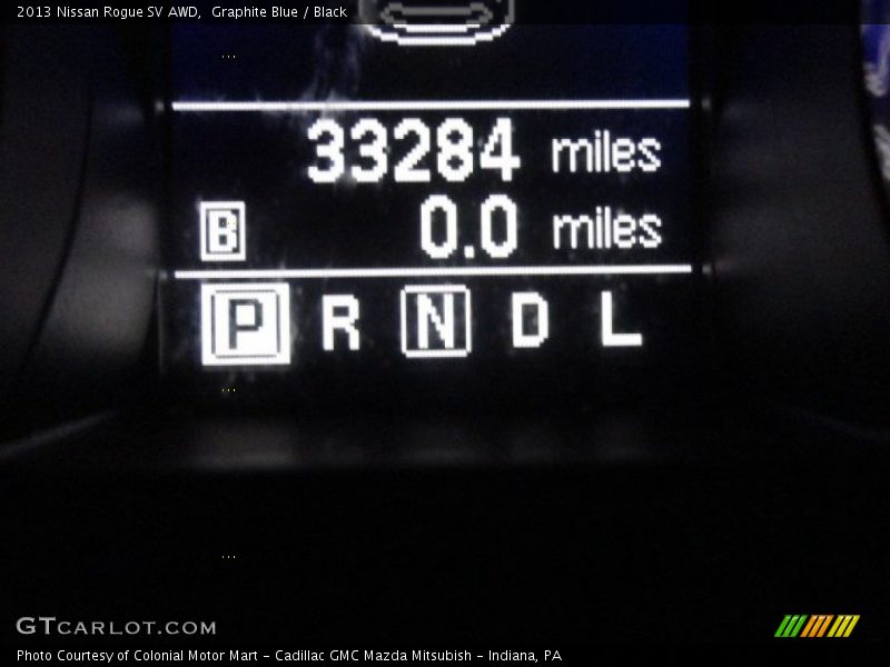 Graphite Blue / Black 2013 Nissan Rogue SV AWD