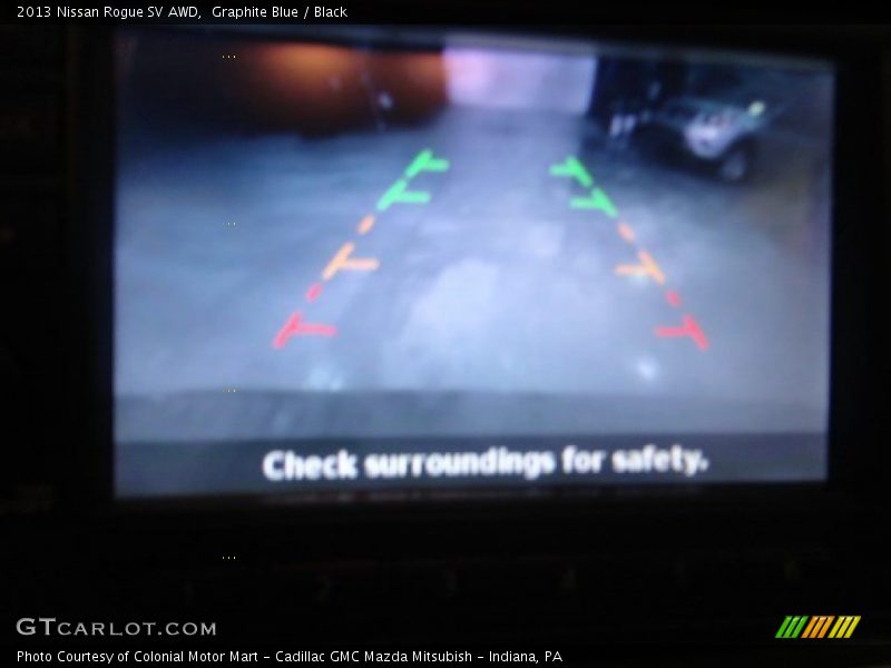 Graphite Blue / Black 2013 Nissan Rogue SV AWD