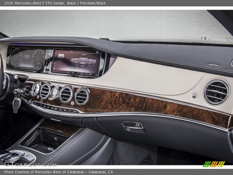 Black / Porcelain/Black 2015 Mercedes-Benz S 550 Sedan