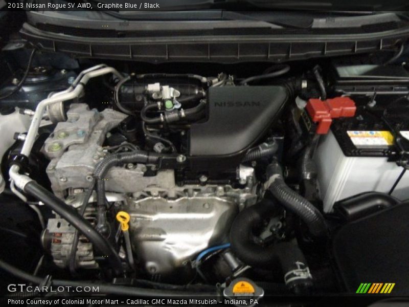 Graphite Blue / Black 2013 Nissan Rogue SV AWD