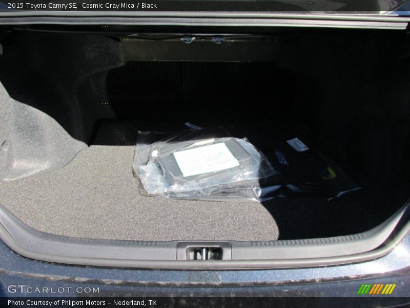 Cosmic Gray Mica / Black 2015 Toyota Camry SE