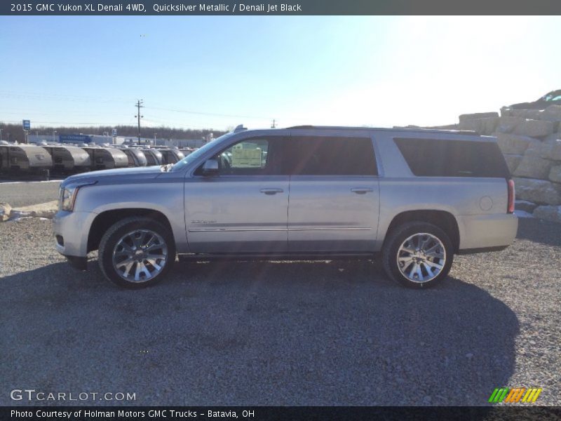Quicksilver Metallic / Denali Jet Black 2015 GMC Yukon XL Denali 4WD