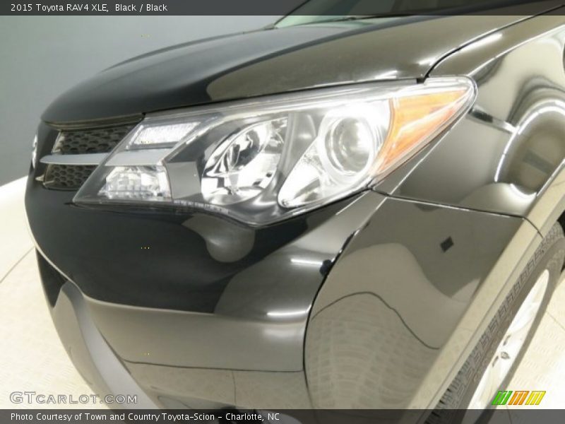 Black / Black 2015 Toyota RAV4 XLE