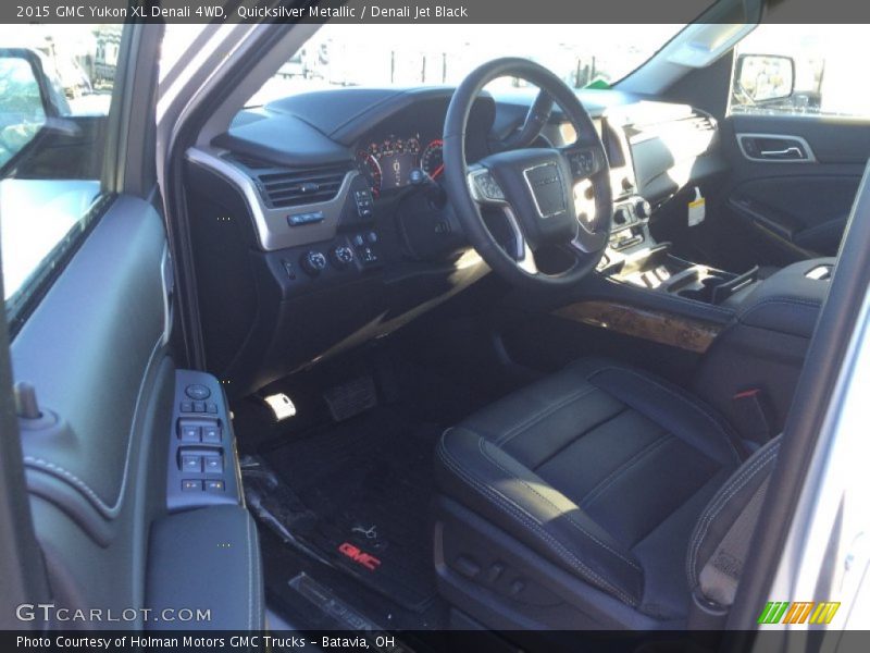 Quicksilver Metallic / Denali Jet Black 2015 GMC Yukon XL Denali 4WD