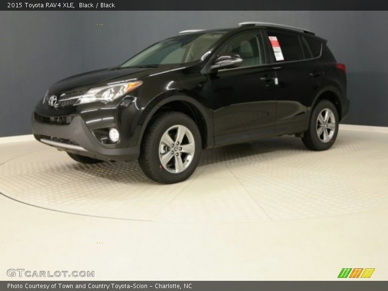 Black / Black 2015 Toyota RAV4 XLE
