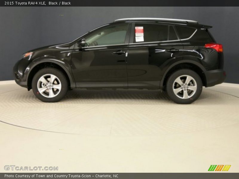 Black / Black 2015 Toyota RAV4 XLE