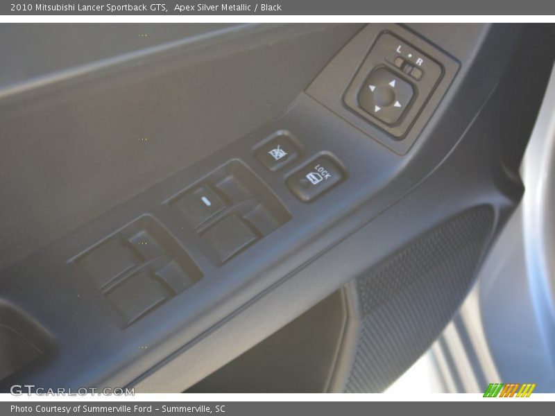 Apex Silver Metallic / Black 2010 Mitsubishi Lancer Sportback GTS
