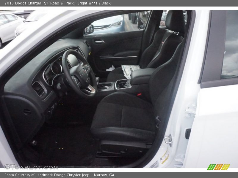 Bright White / Black 2015 Dodge Charger R/T Road & Track