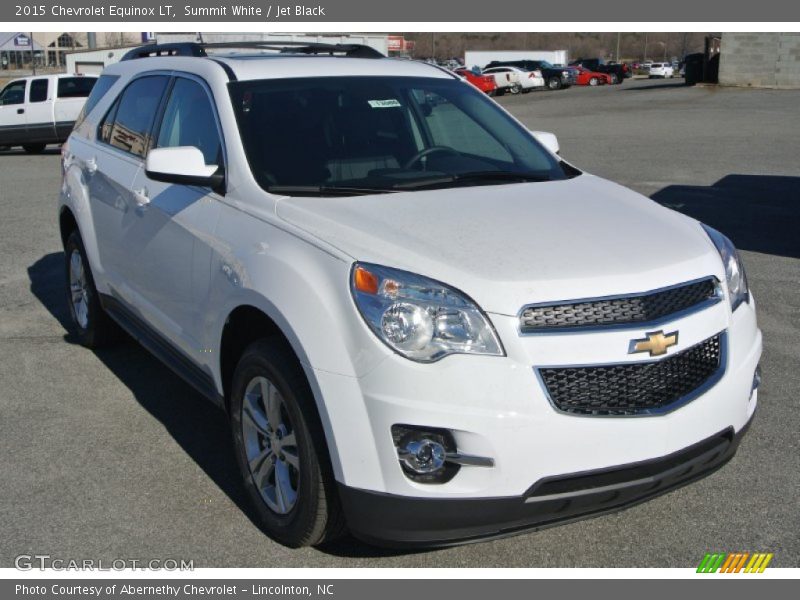 Summit White / Jet Black 2015 Chevrolet Equinox LT
