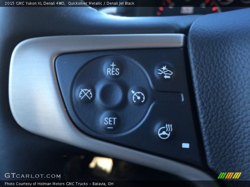 Quicksilver Metallic / Denali Jet Black 2015 GMC Yukon XL Denali 4WD