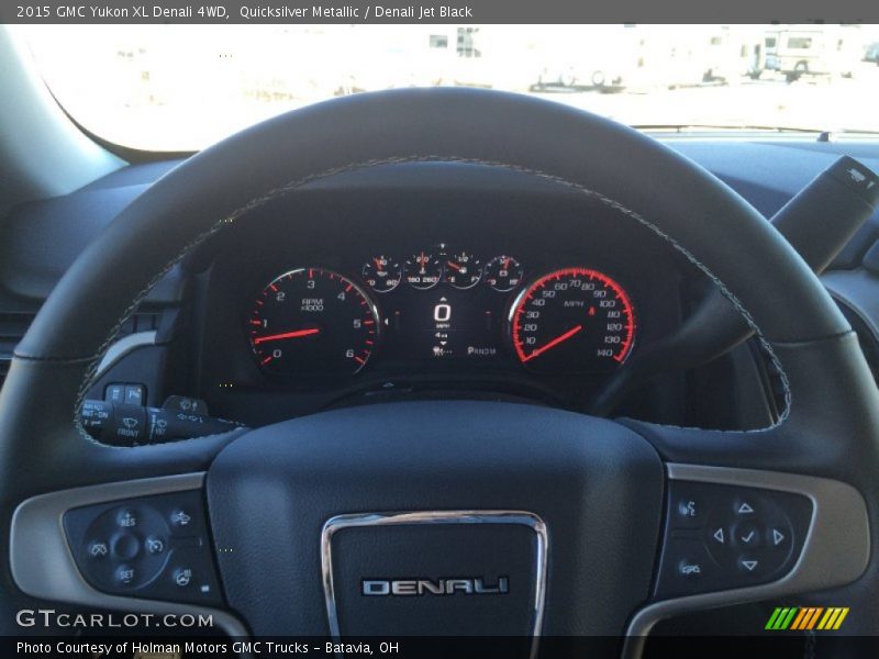 Quicksilver Metallic / Denali Jet Black 2015 GMC Yukon XL Denali 4WD