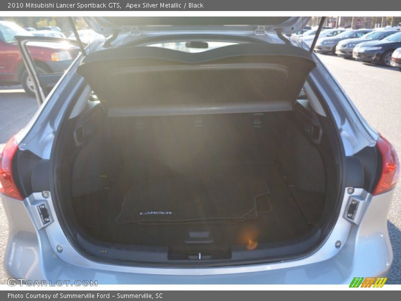 Apex Silver Metallic / Black 2010 Mitsubishi Lancer Sportback GTS