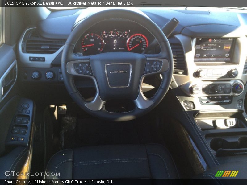 Quicksilver Metallic / Denali Jet Black 2015 GMC Yukon XL Denali 4WD
