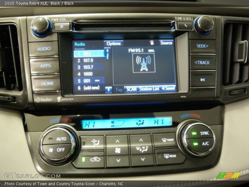 Black / Black 2015 Toyota RAV4 XLE