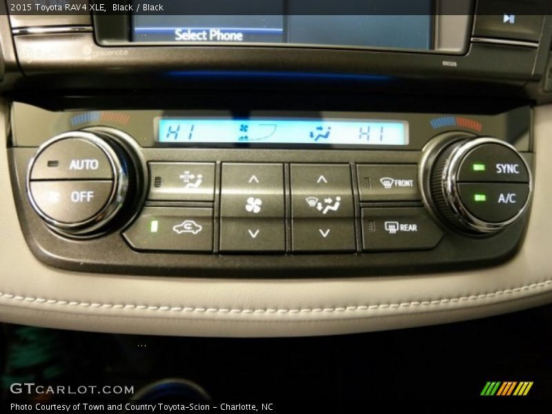 Black / Black 2015 Toyota RAV4 XLE