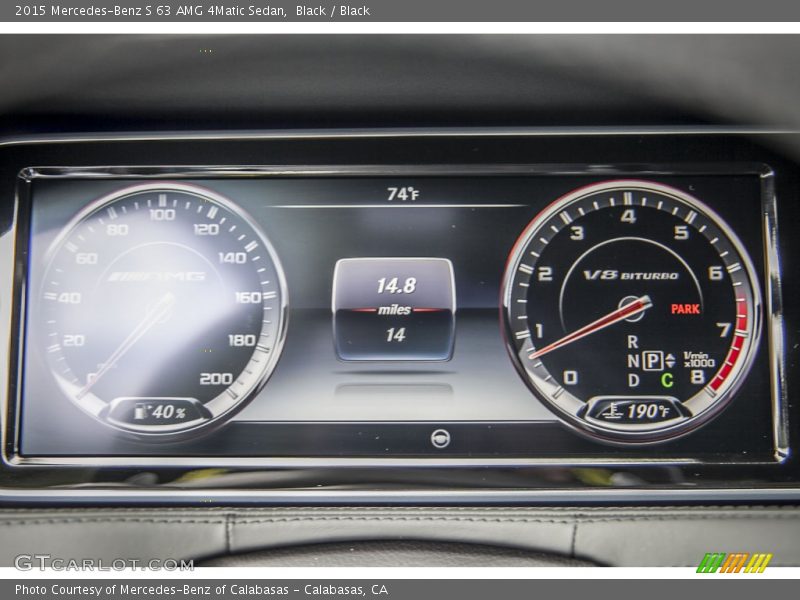 Black / Black 2015 Mercedes-Benz S 63 AMG 4Matic Sedan