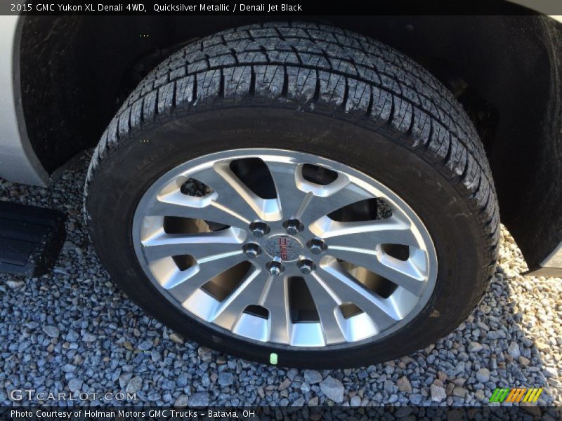 Quicksilver Metallic / Denali Jet Black 2015 GMC Yukon XL Denali 4WD