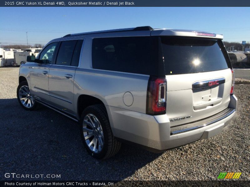 Quicksilver Metallic / Denali Jet Black 2015 GMC Yukon XL Denali 4WD