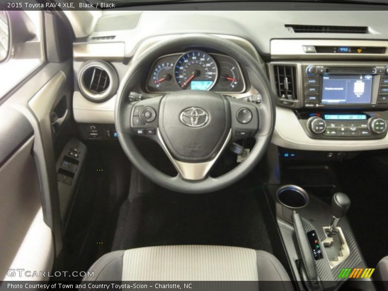 Black / Black 2015 Toyota RAV4 XLE