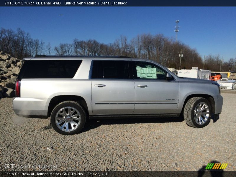 Quicksilver Metallic / Denali Jet Black 2015 GMC Yukon XL Denali 4WD