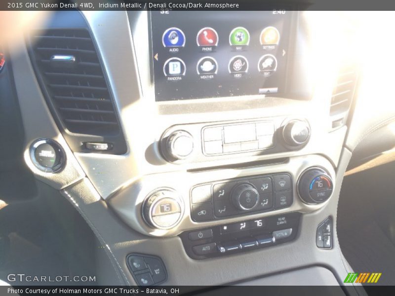 Iridium Metallic / Denali Cocoa/Dark Atmosphere 2015 GMC Yukon Denali 4WD