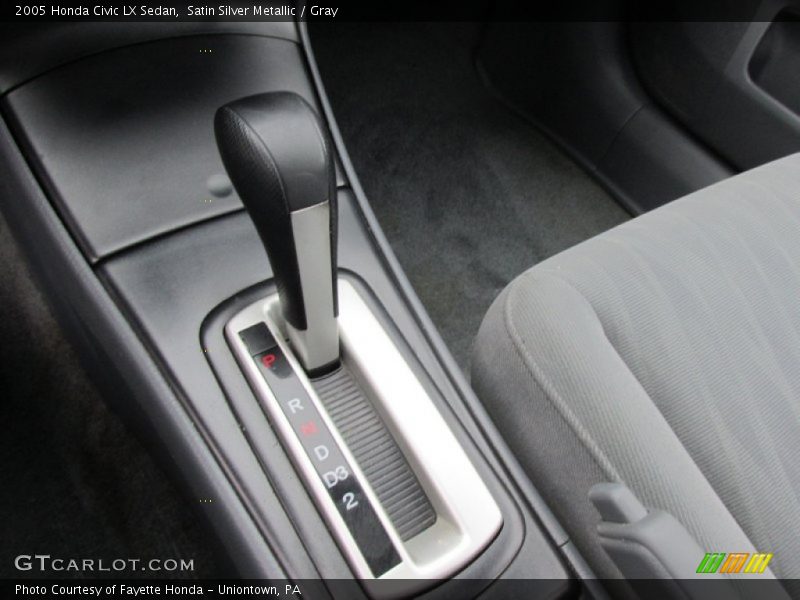 Satin Silver Metallic / Gray 2005 Honda Civic LX Sedan