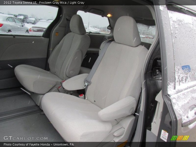 Predawn Gray Mica / Light Gray 2012 Toyota Sienna LE