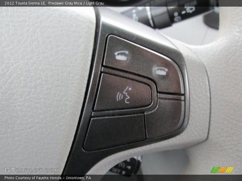 Predawn Gray Mica / Light Gray 2012 Toyota Sienna LE