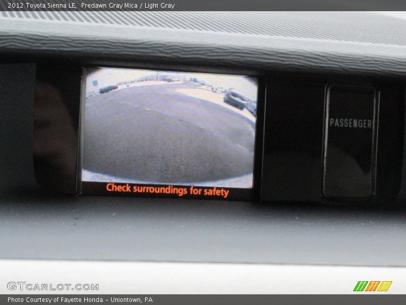 Predawn Gray Mica / Light Gray 2012 Toyota Sienna LE