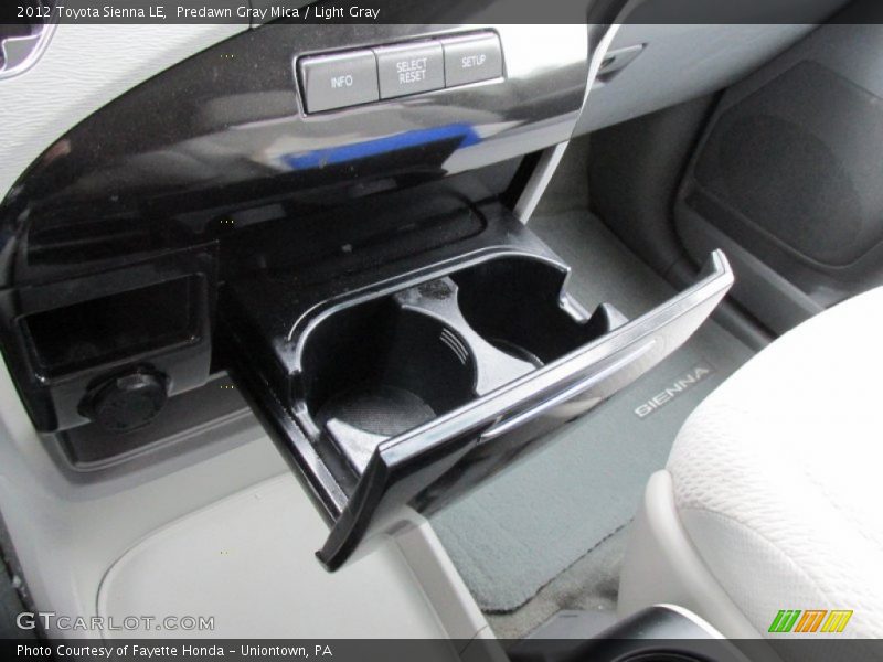 Predawn Gray Mica / Light Gray 2012 Toyota Sienna LE