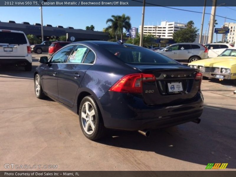 Caspian Blue Metallic / Beechwood Brown/Off Black 2012 Volvo S60 T5