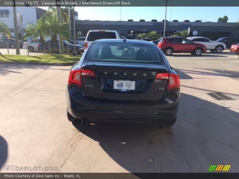 Caspian Blue Metallic / Beechwood Brown/Off Black 2012 Volvo S60 T5
