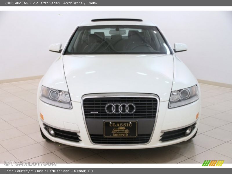 Arctic White / Ebony 2006 Audi A6 3.2 quattro Sedan