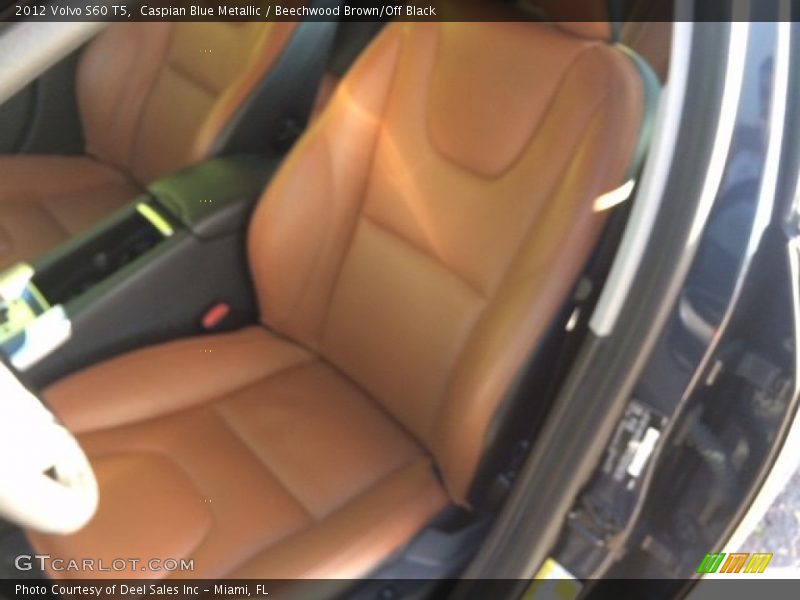 Caspian Blue Metallic / Beechwood Brown/Off Black 2012 Volvo S60 T5