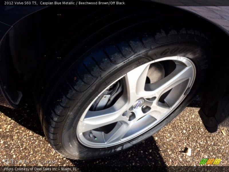 Caspian Blue Metallic / Beechwood Brown/Off Black 2012 Volvo S60 T5