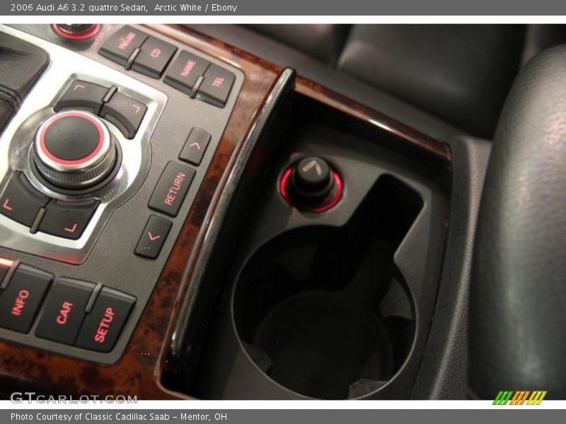 Arctic White / Ebony 2006 Audi A6 3.2 quattro Sedan