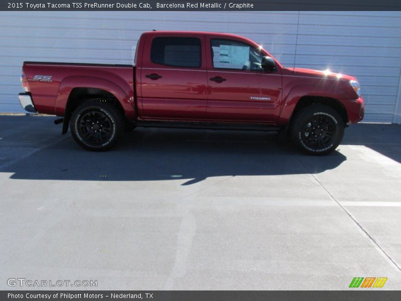  2015 Tacoma TSS PreRunner Double Cab Barcelona Red Metallic