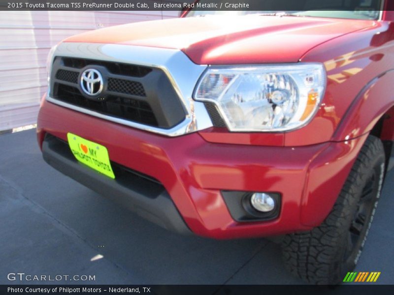 Barcelona Red Metallic / Graphite 2015 Toyota Tacoma TSS PreRunner Double Cab