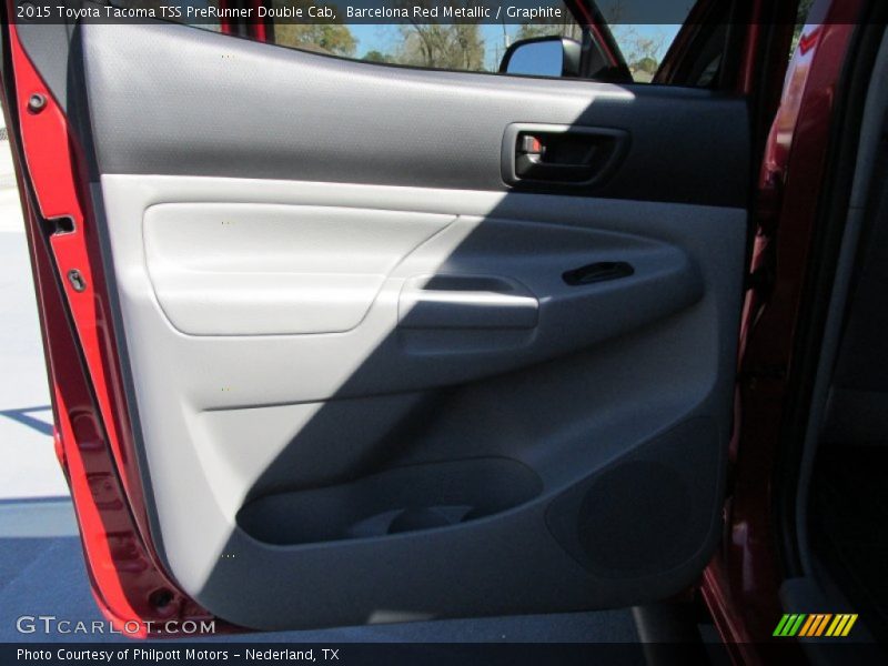 Barcelona Red Metallic / Graphite 2015 Toyota Tacoma TSS PreRunner Double Cab