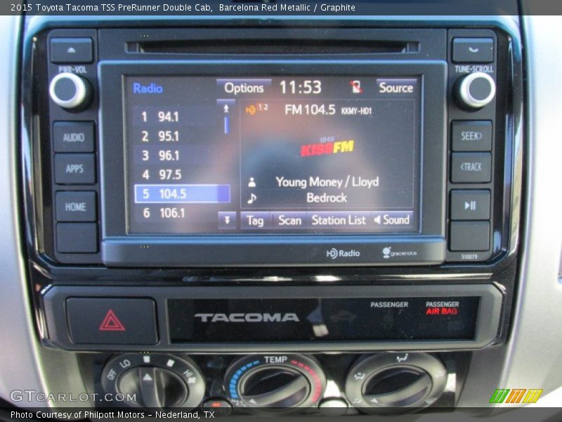 Barcelona Red Metallic / Graphite 2015 Toyota Tacoma TSS PreRunner Double Cab